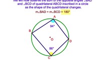 6-13. The Opposite Angles of a Quadrilateral Inscribed in a Circle