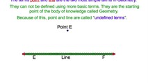 1-1. Point, Line, Line Segment and Ray