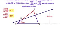 7-2. If a Line Divides Two Sides of a Triangle Proportionally