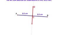 1-8. The Perpendicular Bisector of a Line Segment