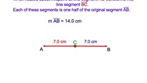 1-7. The Midpoint of a Line Segment