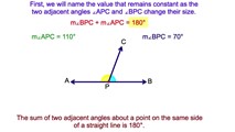 3-17. The Sum of The Angles about a Given Point on One Side of a Straight Line