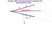 9-4. The Locus of Points Equidistant from the Two Sides of an Angle